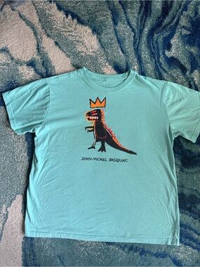Jean-Michel Basquiat Women’s Small Dinosaur 🦖 Graphic Tee